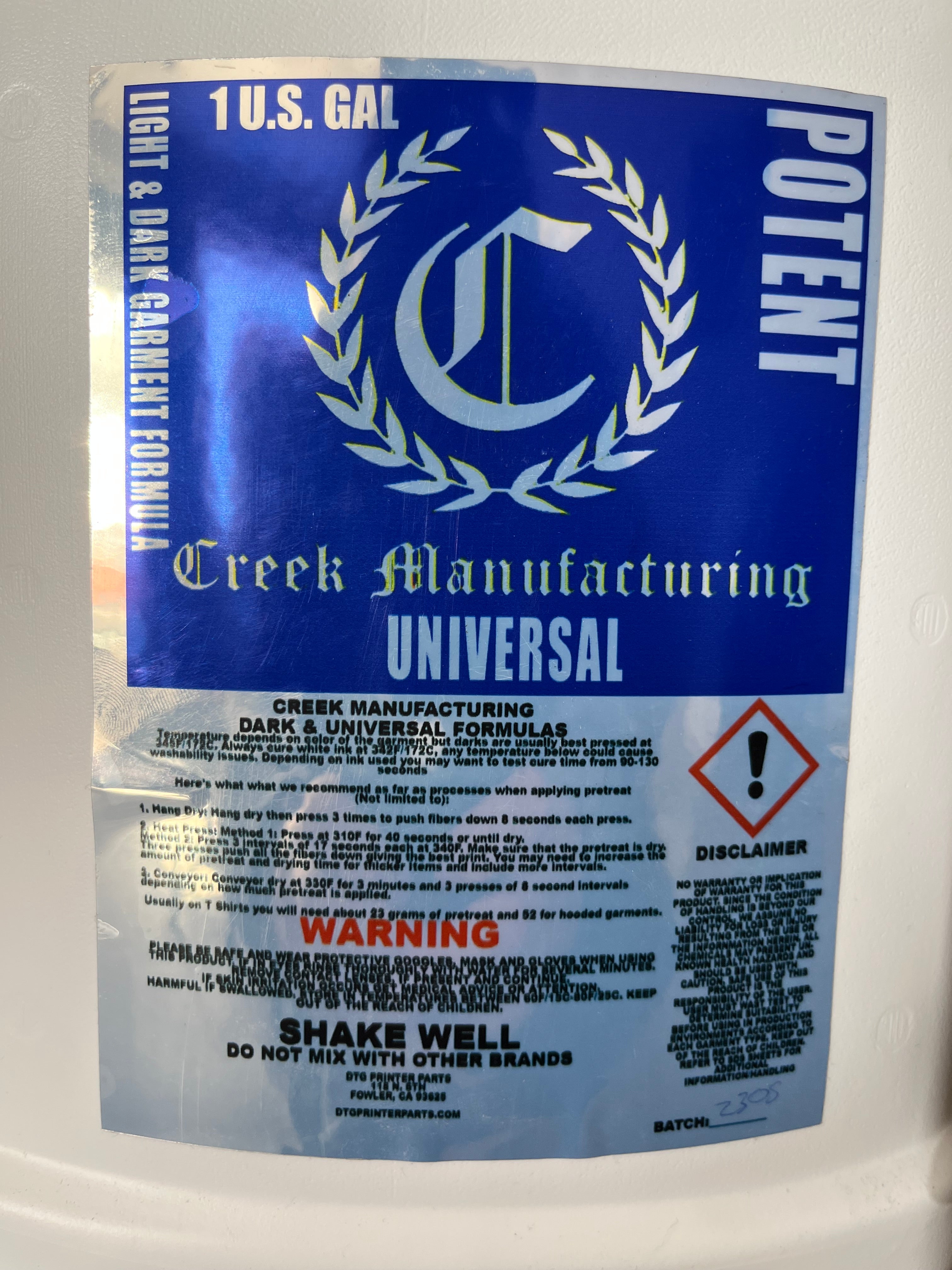 Universal Pretreat - 1 Gal