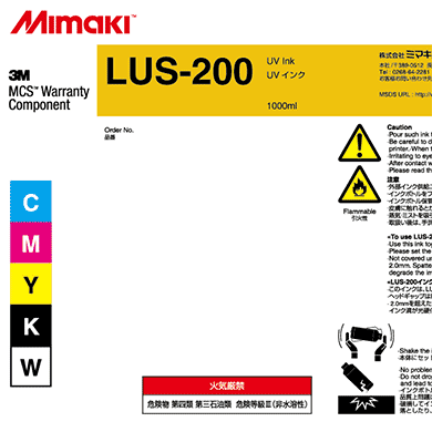 Mimaki LUS-200
UV Ink