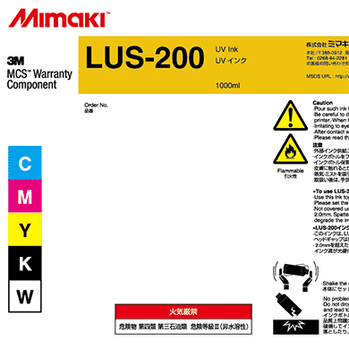 Mimaki LUS-200
 UV Ink